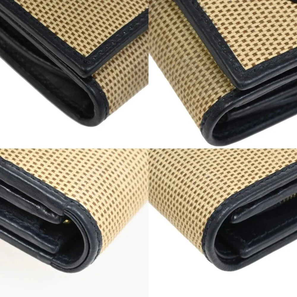 GUCCI GG Horsebit Bifold Wallet Purse Canvas Leather Beige GHW Italy 38TA347 - Picture 7 of 13